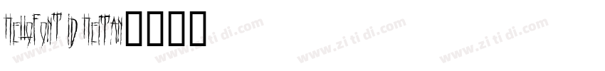 HelloFont ID HeiTan字体转换